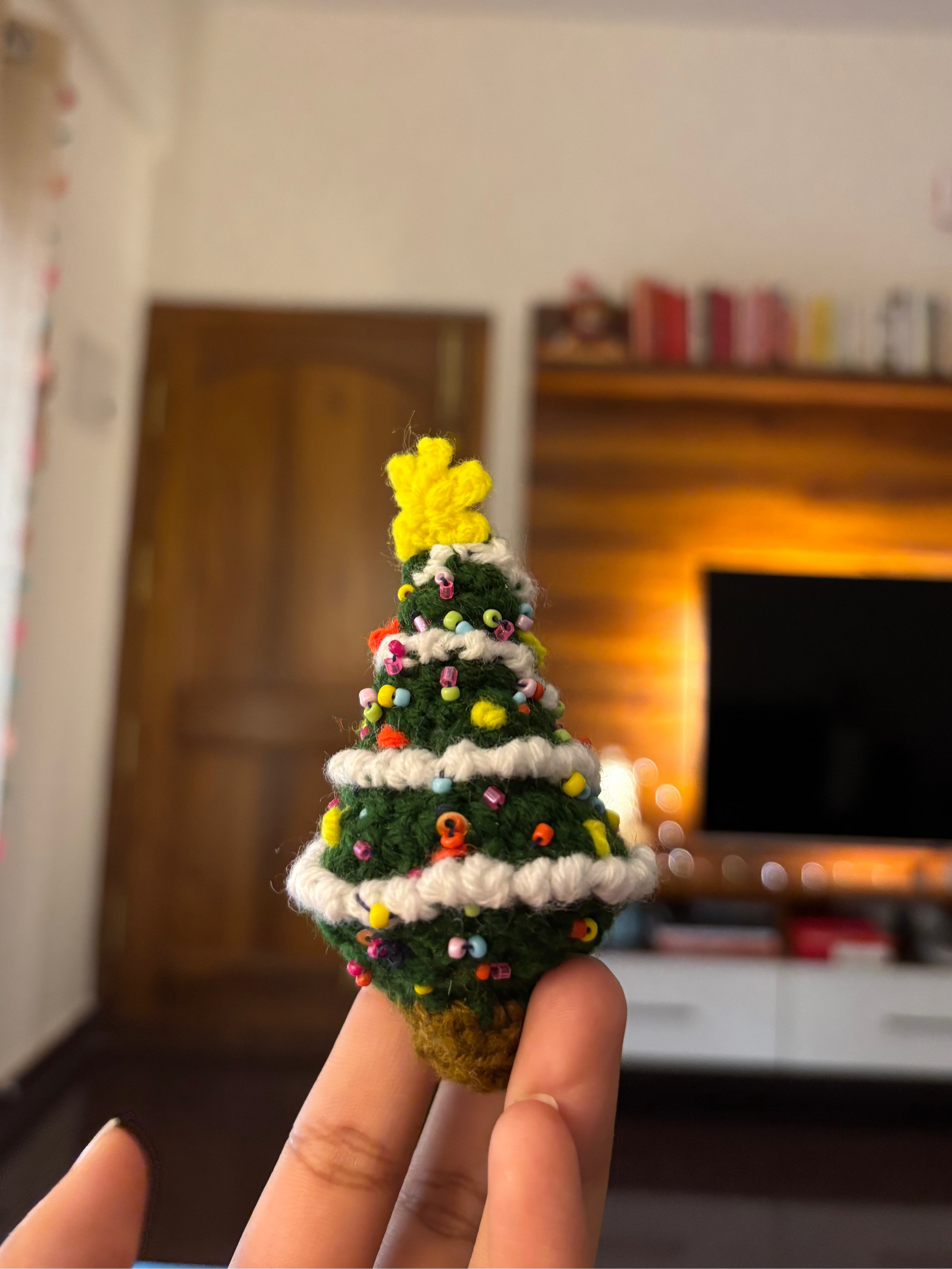 christmas tree bag charm