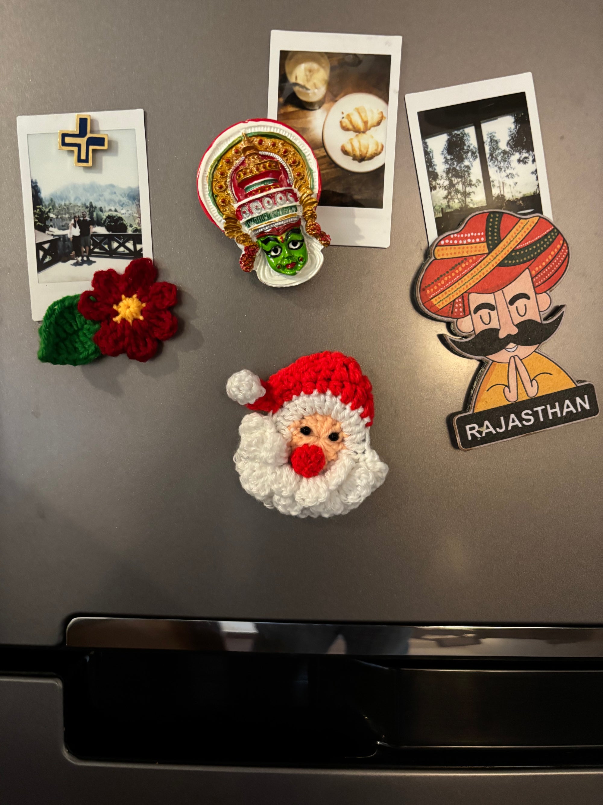 santa fridge magnet