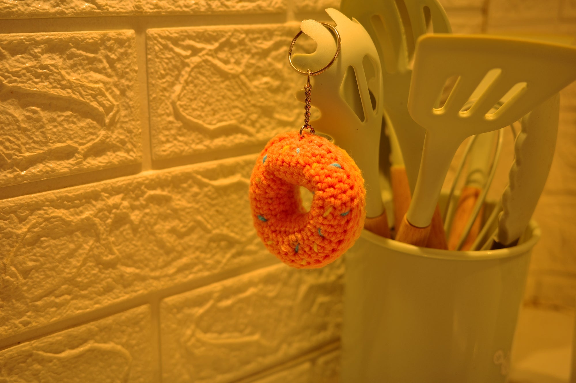 sprinkle pop keychain