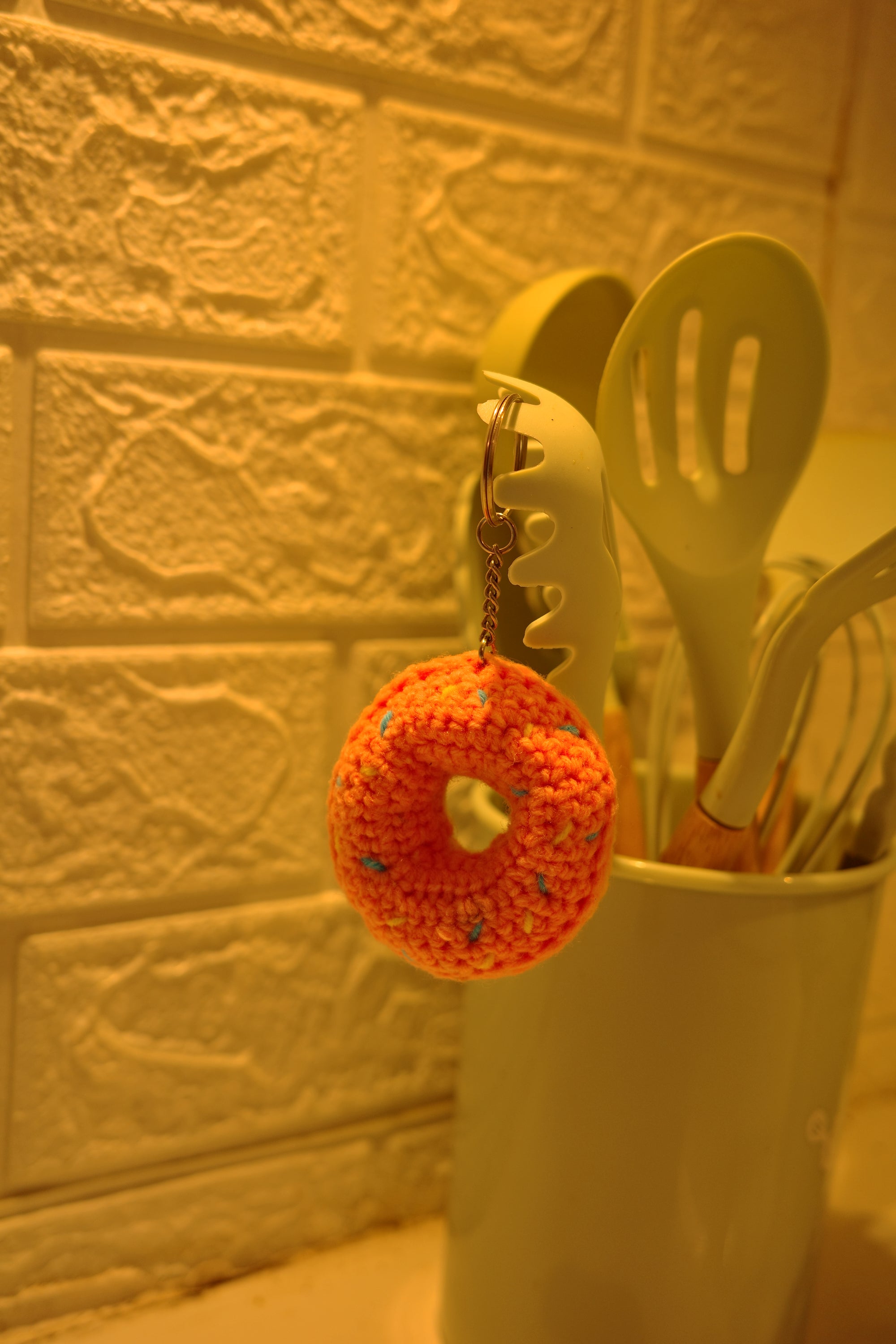 sprinkle pop keychain