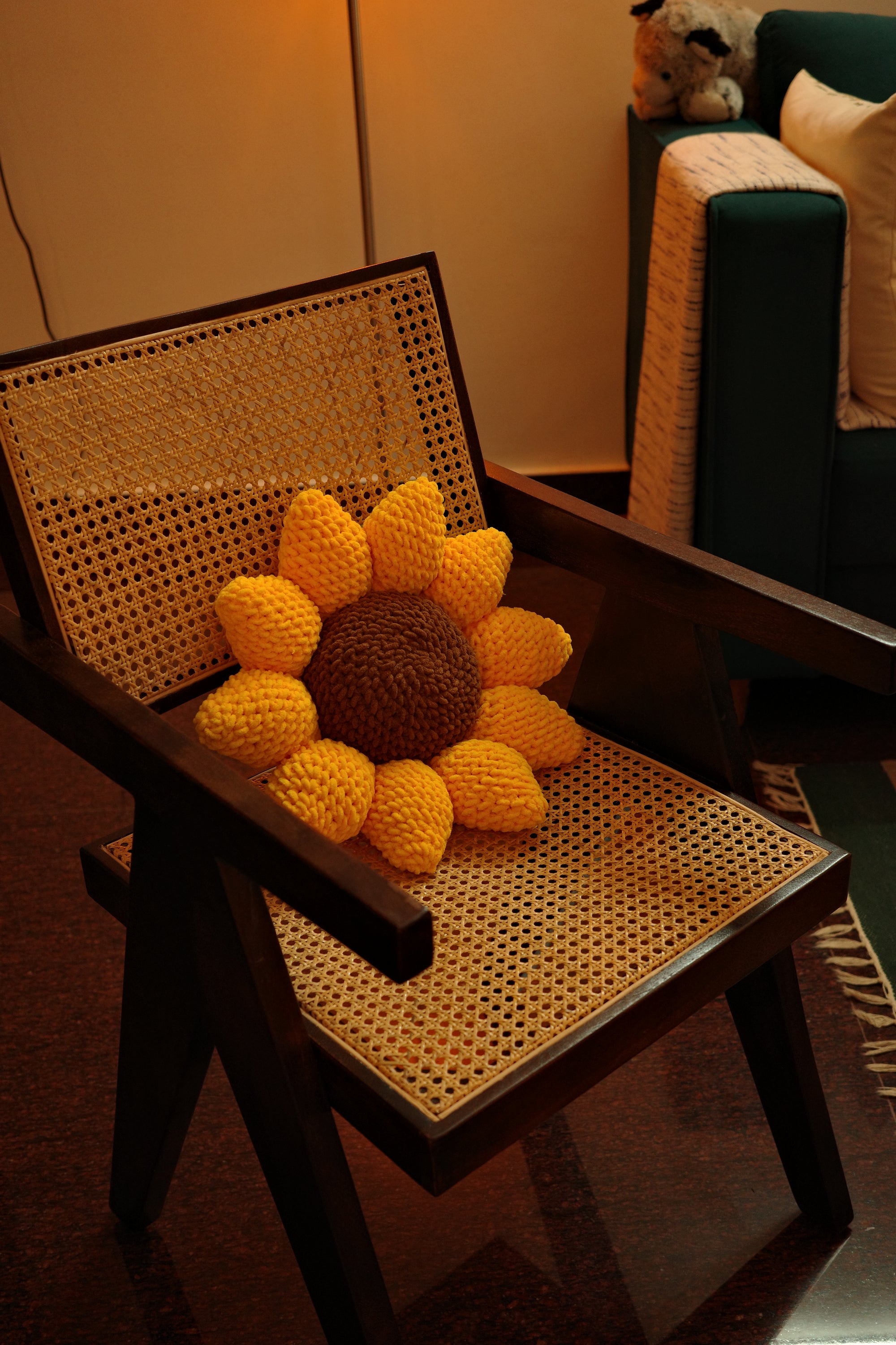 sunflower cushion