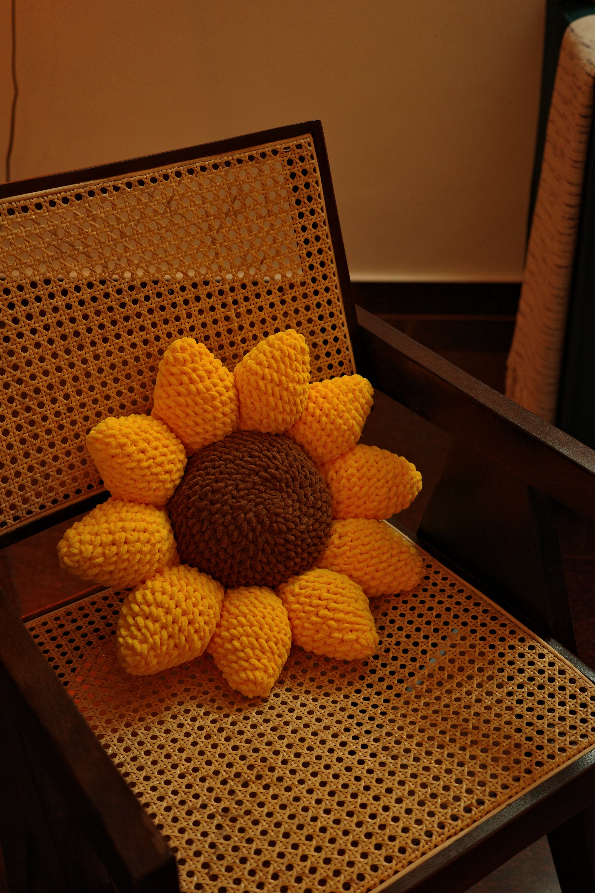 sunflower cushion